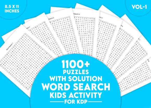 1100 Word Search Puzzles for KDP Vol-1: A Strategic Asset for Content Entrepreneurs