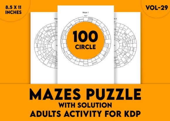 Adults Hard Circle Mazes Puzzles Vol-29: A Modern Tool for Mental Clarity and Focused Relaxation