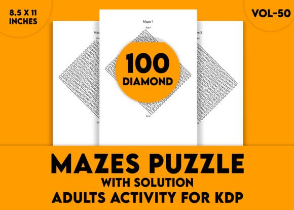 Adults Hard Diamond Mazes Puzzles Vol-50: What to Know Before You Start Solving
