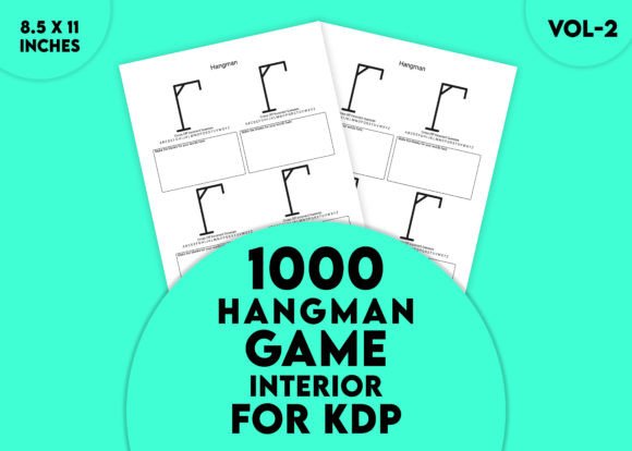 Evaluating Hangman Interior for KDP Vol-2: A Practical Guide for Puzzle Book Creators