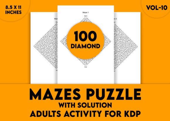 Hard Mazes for Advanced Puzzlers Vol-10: Not for the Faint of Heart
