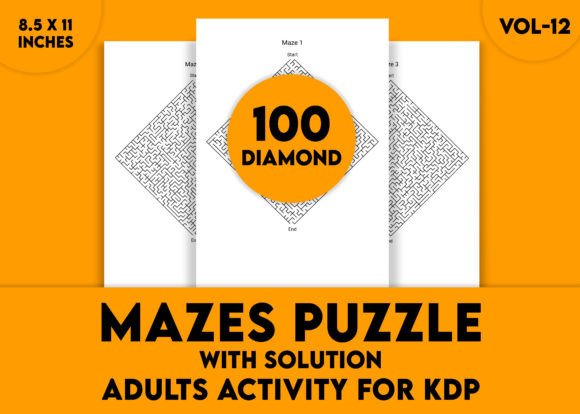 Hard Mazes for Advanced Puzzlers Vol-12