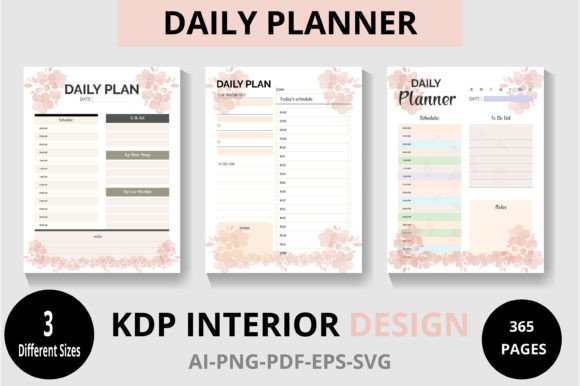 Modern, Print-Ready Daily Planners That Elevate Your KDP Catalog