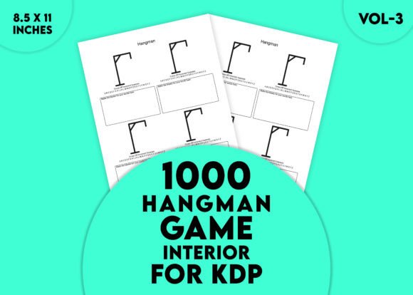 The Rise of Done-for-You Puzzle Interiors: How Hangman Interior for KDP Vol-3 Is Changing Low-Content Publishing