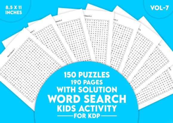 Unlocking Creativity and Learning with Word Search Puzzle for KDP Vol-7